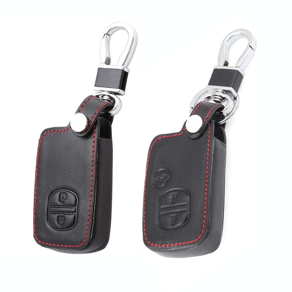 Чехол для ключей из натуральной кожи Toyota Camry Highlander Crown Prado Land Cruiser Vitz Prius умный чехол