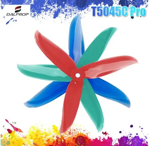 12 пар 24 шт. DALPROP CYCLONE T5045C PRO 5045 3 Лопасти Пропеллер для радиоуправляемых моделей FPV
