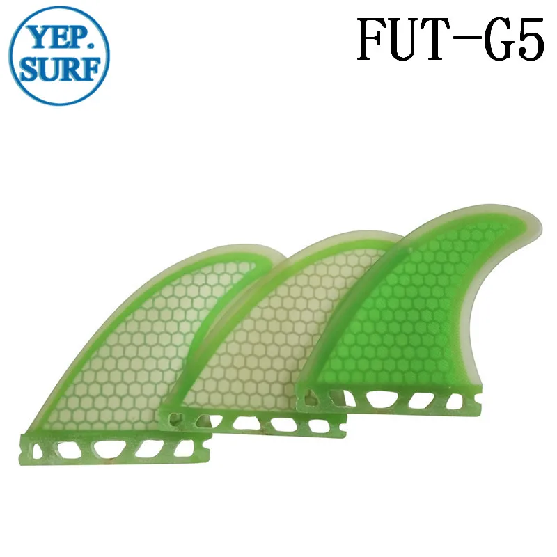 Для Серфинга Future Fins Green no logo сотовый Стекловолоконный материал для серфинга G5