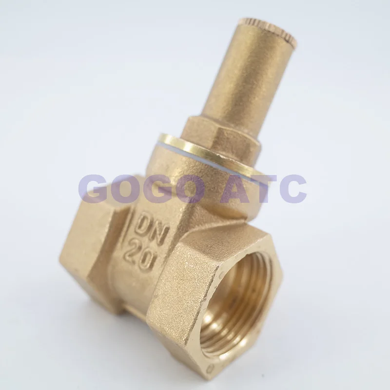 Латунный клапан ворот с замком DN15 1/2 DN20 3/4 DN25 " внутри треугольник ключ водопровод счетчик передний Противоугонный замок клапан