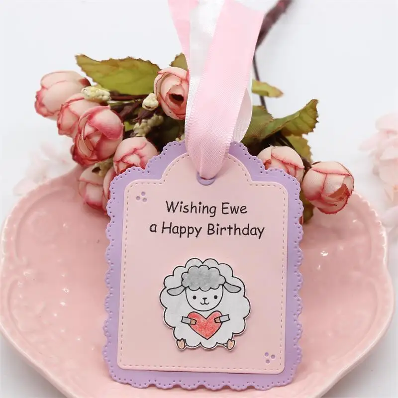 KSCRAFT бирка металлические штампы трафареты для сделай сам Скрапбукинг/фотоальбом