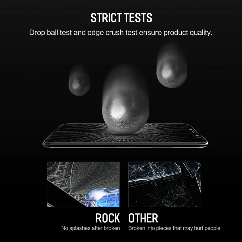 Закаленное стекло ROCK для iPhone X 9H защита экрана с защитой от синего света