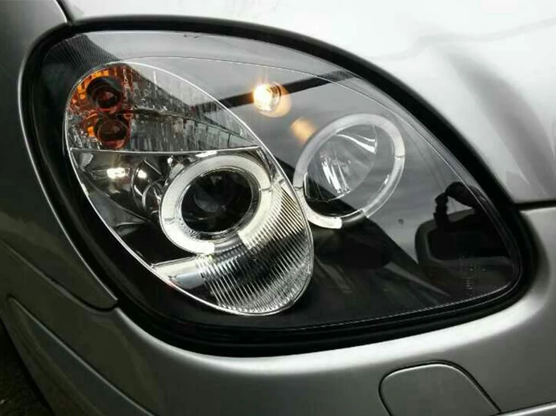 2 предмета тюнинг автомобилей для Mercedes-Benz SLK R170 SLK200 SLK230 SLK350 светодиодный фары 1996-2003