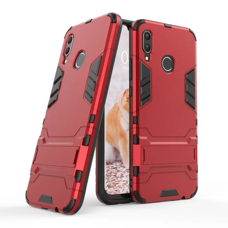 Armor ShockProof Case For Huawei nova 3 nova3 3D Shield PC+Silicone Phone Cover 3i nova3i Fundas Capa | Мобильные телефоны и