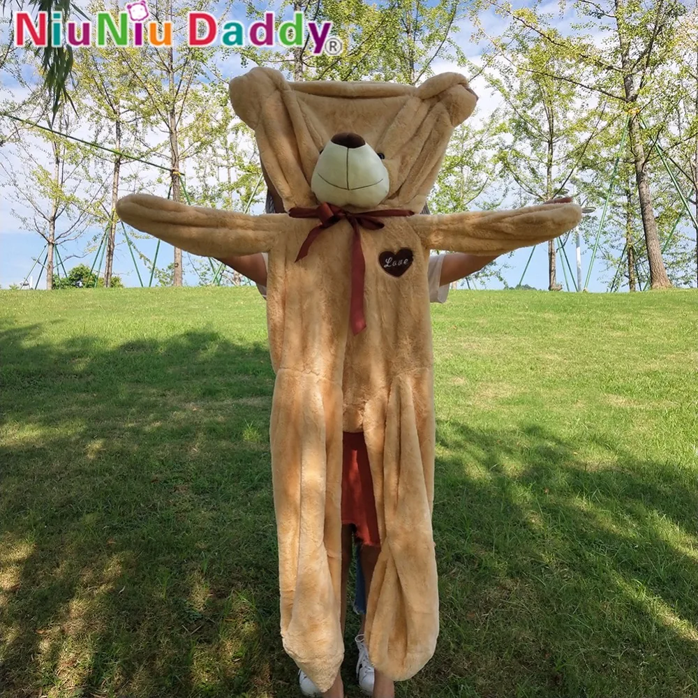 

Niuniu Daddy Kawaii Big Size American Giant Teddy Bear Skin Plush Animal Toy Birthday Gifts For Children Soft Toys 100cm 160cm