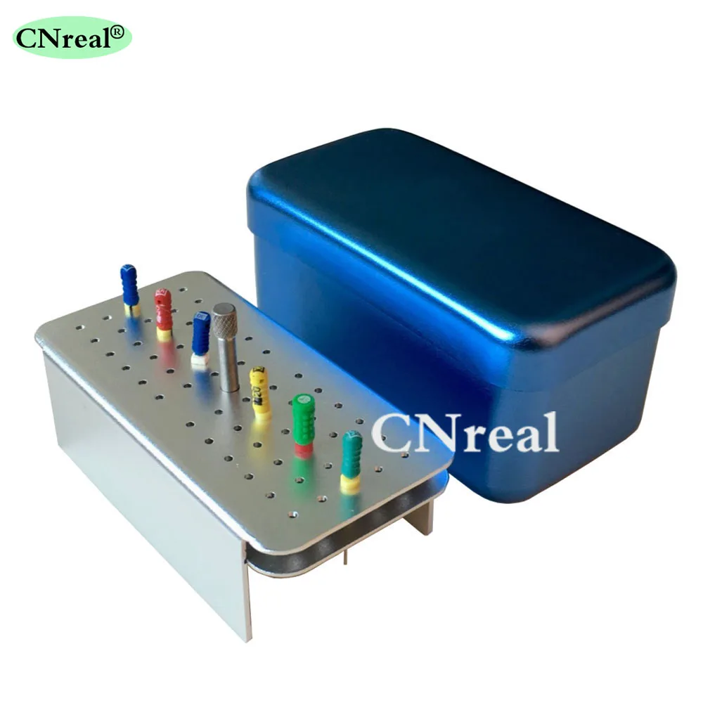 

1 Piece Autoclave Disinfection Sterilization Holder Block Case Box for Endo Files 60 Holes