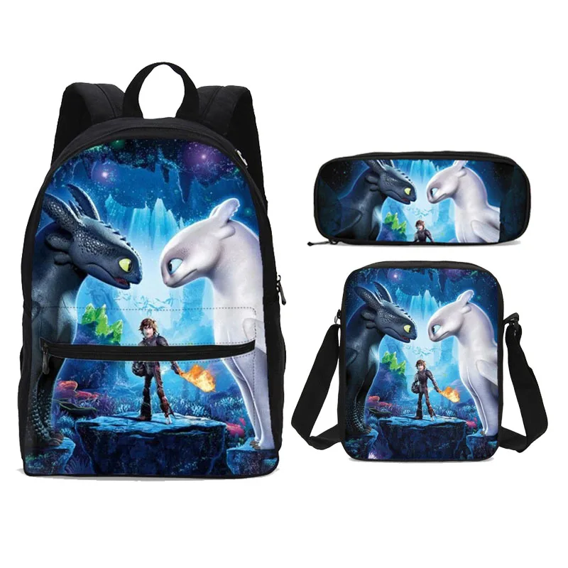 Женский школьный рюкзак с рисунком &quotКак приручить дракона&quot 3