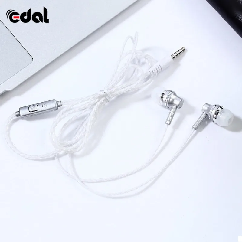 Новое поступление проводные наушники в ухо музыка чистый бас наушник спортивные