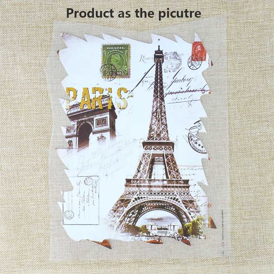 1 шт. в старом Парижском Стиле, нашивки с утюгом для одежды, аксессуары для сумок, нашивки, термопереводные наклейки для девочек, футболка