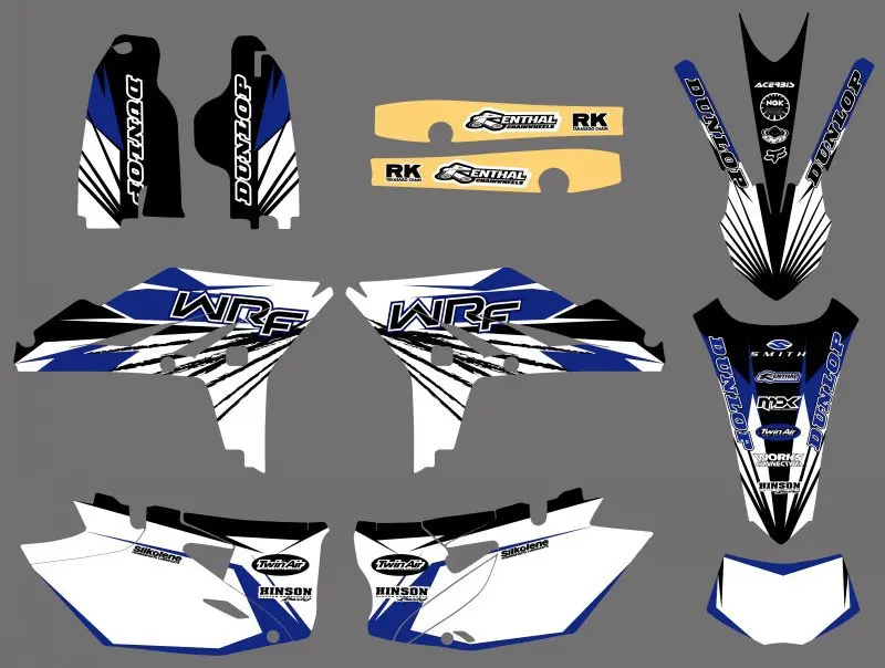 0503 новый стиль КОМАНДА ГРАФИКА фоны наклейки для Yamaha WR450F WRF450 2012 2013 2014 WR 450F WRF 450|graphic