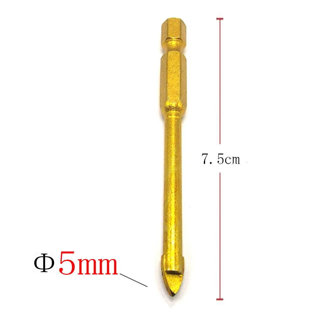 1 шт. 5 мм керамическое сверло с наконечником набор сверл титановое для