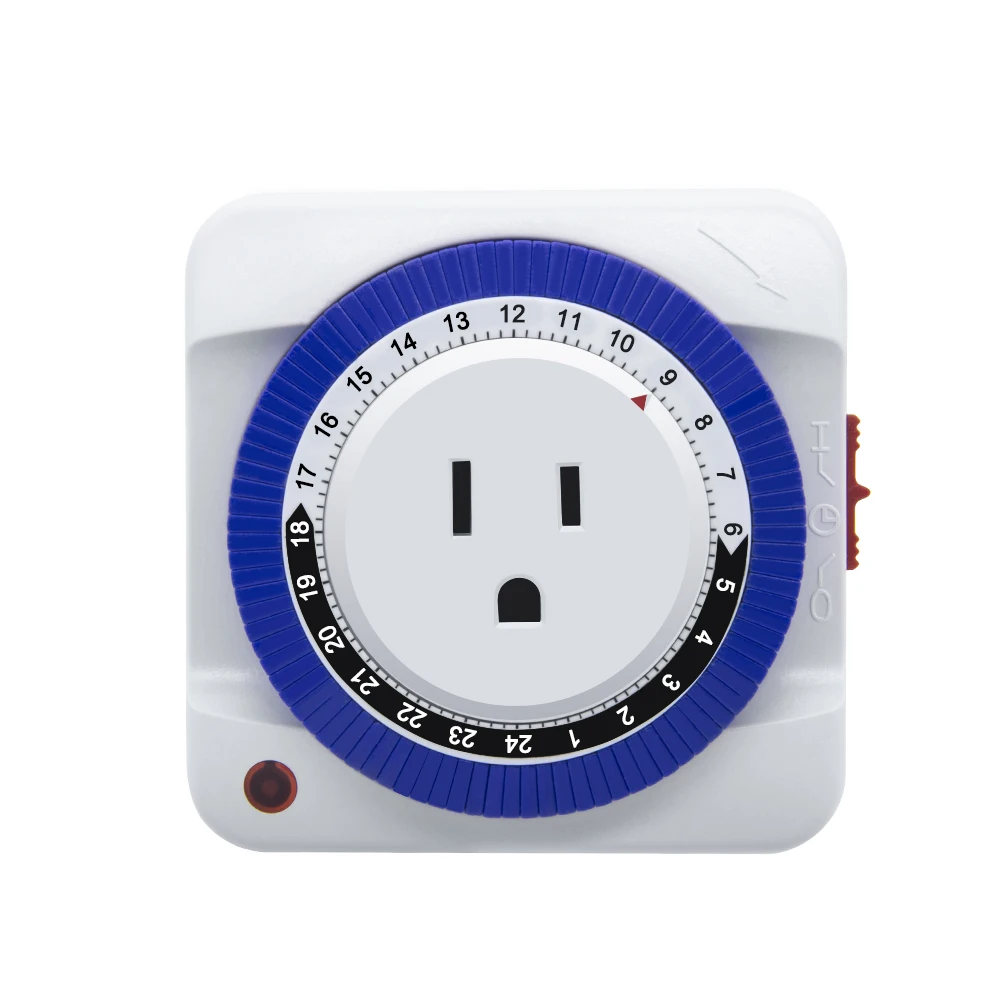 Белый квадратный 24 часовой таймер Портативный Таймер комнатный