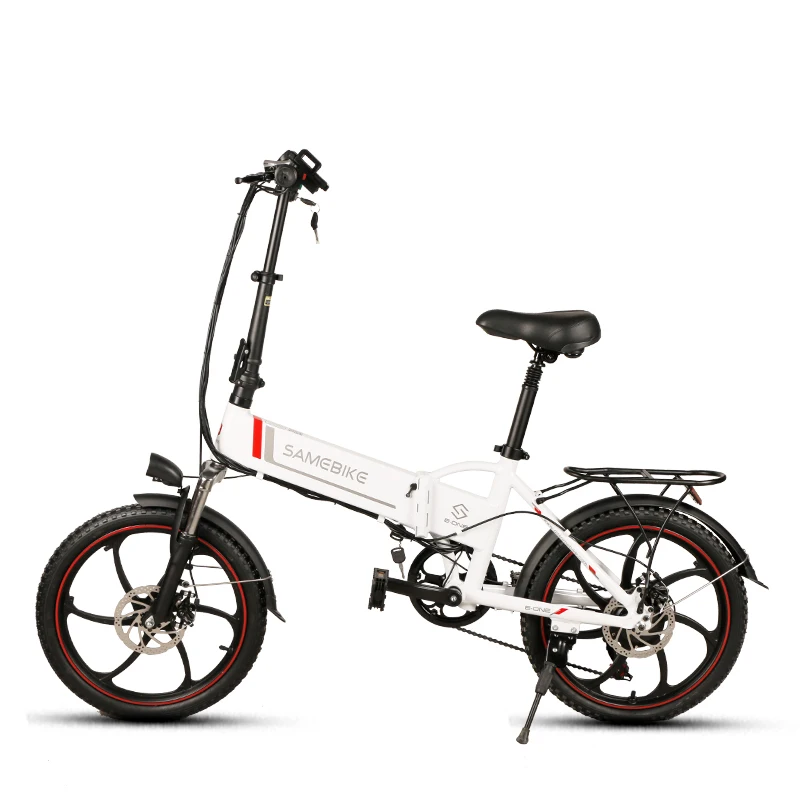 Samebike 20LVXD Электрический велосипед из алюминиевого сплава складываемый 48 В 8Ah 350 Вт