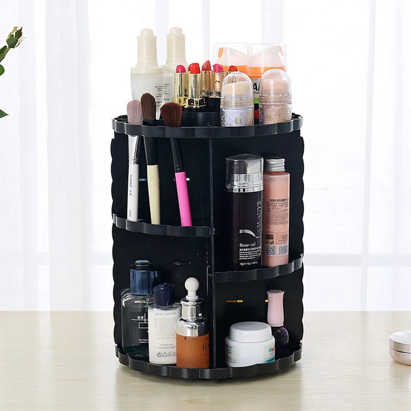 Органайзер для макияжа регулируемый вращающийся на 360 градусов косметический