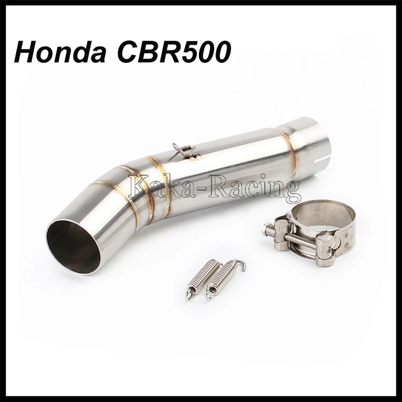 Мотоцикл для Honda CBR500 CBR500R CB500X CB500F выхлопная система средняя звено трубы с акроповый глушитель спасательный хвост CBR 500 - Цвет: Type M