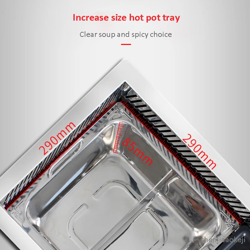 Дешево Многофункциональная Корейская печь-гриль 1200 Вт и горячий горшок два в одном для барбекю, сковорода для мяса, Электрический бездымный домашн...