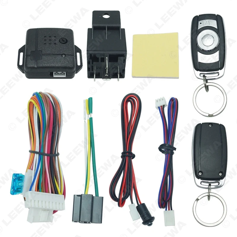 MOTOBOTS Car Alarm Security System Manual Reset Button Function Burglar Protection with 2 Remote Control #CA2224 | Автомобили и