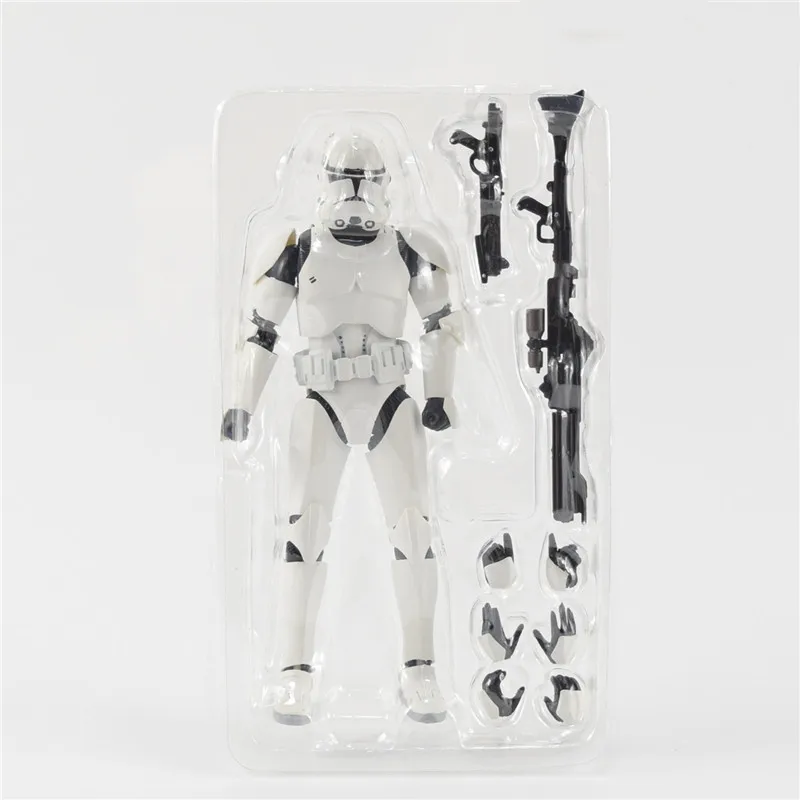 15-18 Звездные войны фигурка SHF Люк Скайуокер K-2SO клон Штурмовик фаза капитан ПВХ