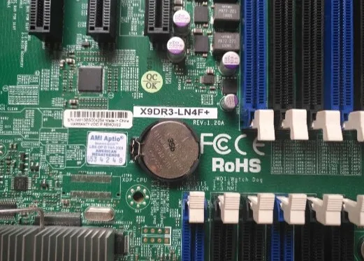 Относится к серверной материнской плате supermicro X9DR3-LN4F+ X79 C606 чипсет LGA 2011 протестированный рабочий