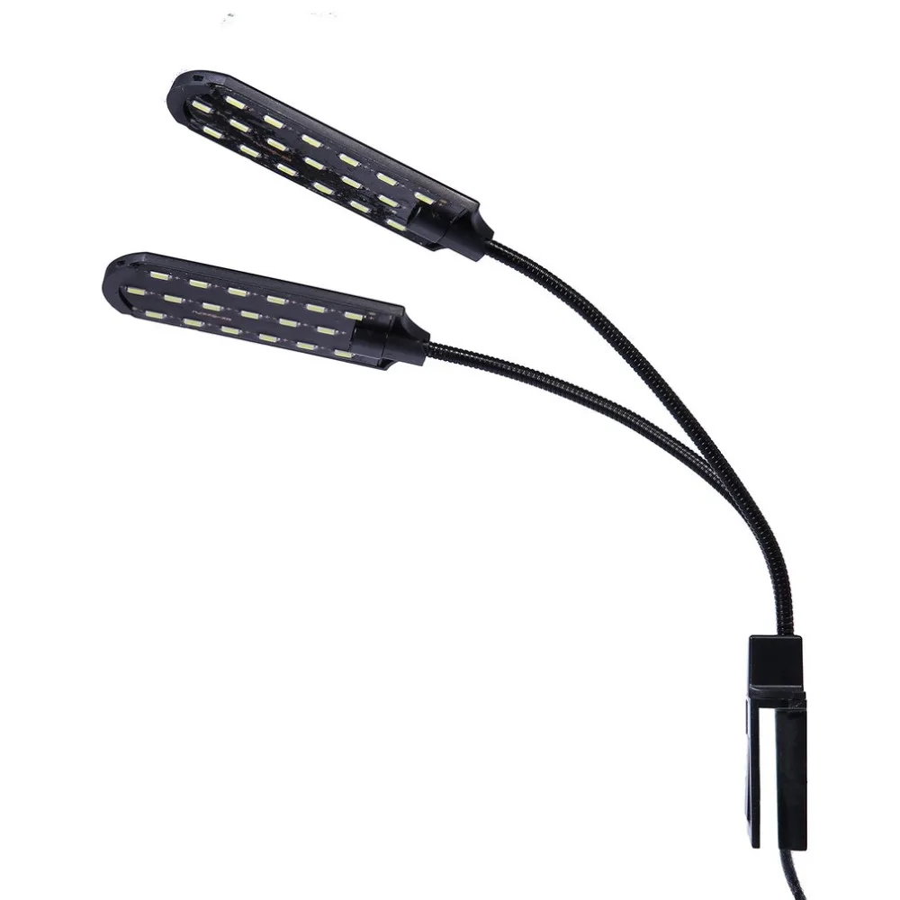 X7 ЕС Plug Dual Head супер яркий светодио дный водных растений аквариум свет лампы