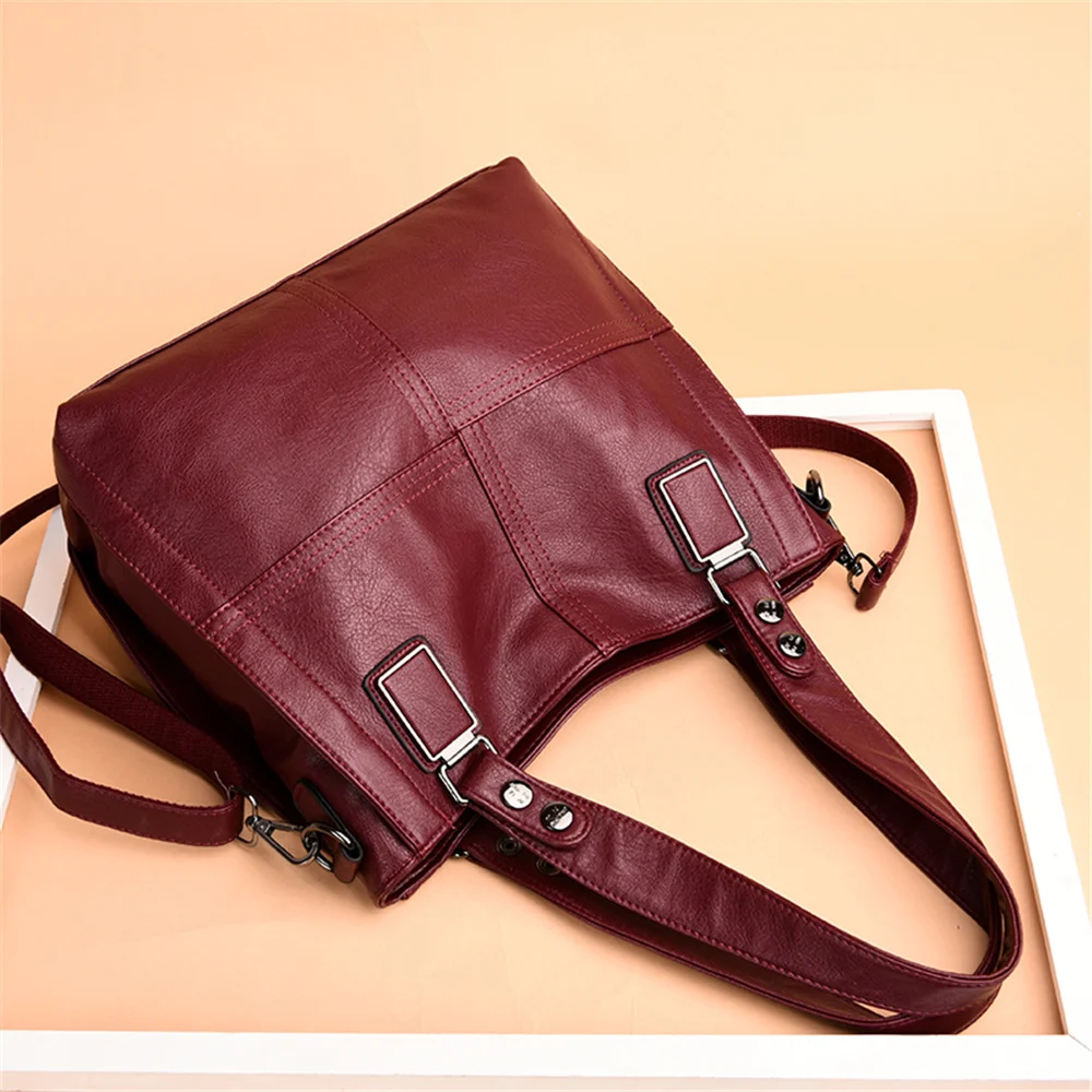 Sac A основной Femme Лоскутные кожаные роскошные сумки женские сумки дизайнерские женские ручные сумки Большие женские сумки через плечо Повседневная Сумка-тоут