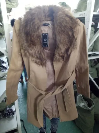 Новый Женская мода зимние толстые теплые Slim Fit Тренч воротник с Искусственный