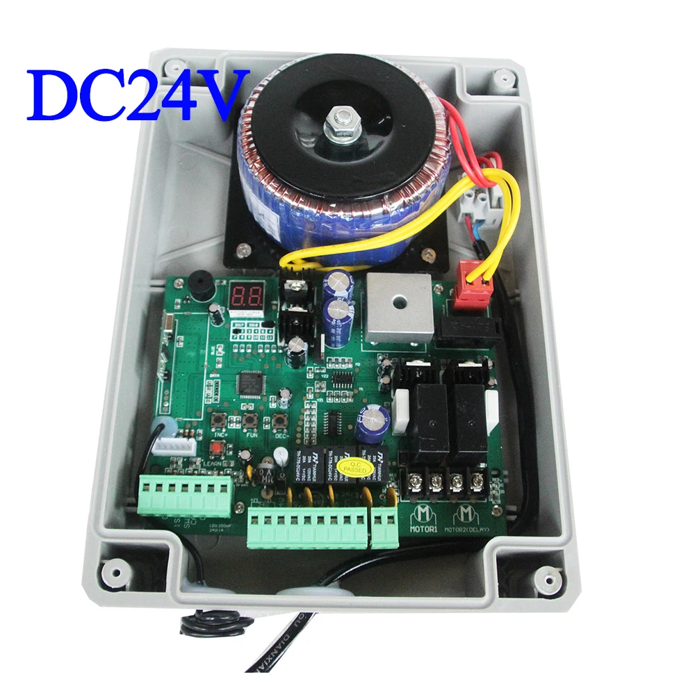 DC24V двойной двери гаража сошники качели средство открытия шлюза дешевле для 2