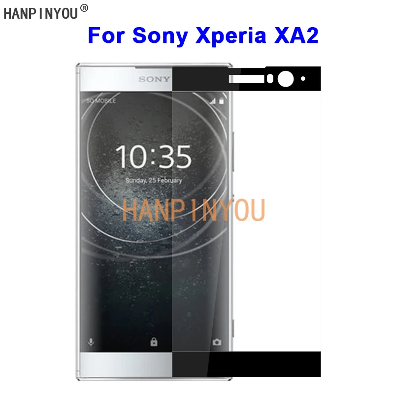 Для Sony Xperia XA2 / Dual H3113 5 2 &quotтвердость 9H 2.5D полное покрытие Закаленное стекло пленка