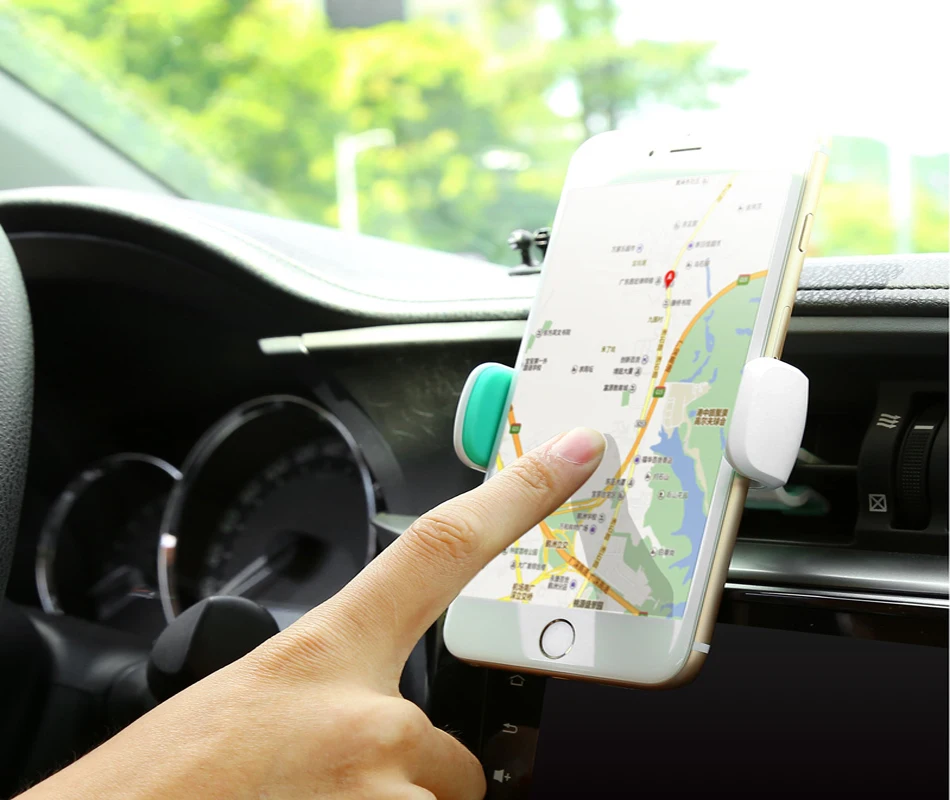 Универсальный автомобильный держатель для телефона Baseus для iPhone X samsung S9, держатель для мобильного телефона, вращение на 360 градусов, подставка для телефона