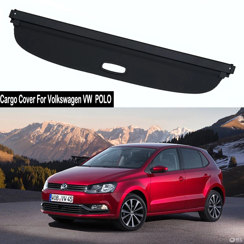 Задняя крышка для груза Volkswagen VW POLO 2011 2019 защитный экран багажника защитные