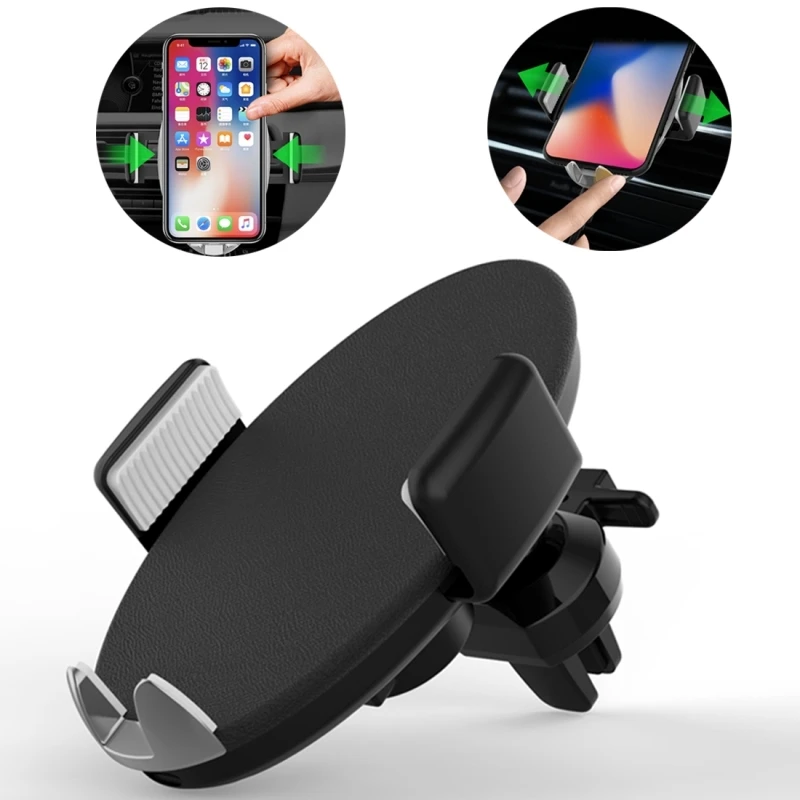 HMT3 Car Air Vent Mount ABS Smart Automatic Clamp Phone Holder Stand For iPhone XS X 8plus Galaxy S9 and other 4-6 inches phones | Мобильные