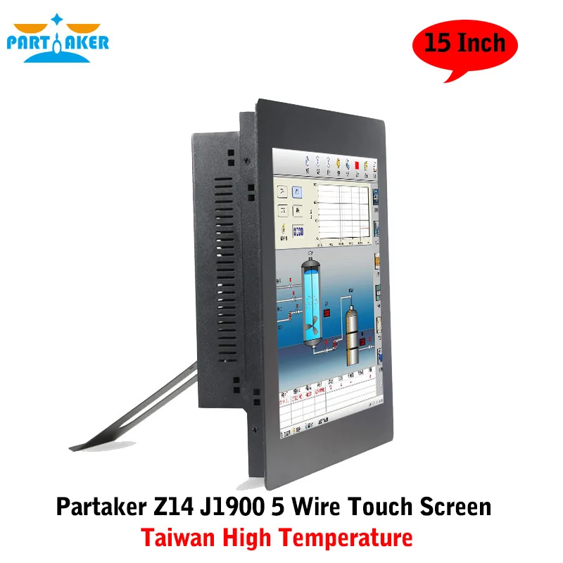 Parмягкий 5 проводной сенсорный экран Intel J1900 Quad Core IP51 15 дюймов Тайвань|panel pc touch|pc