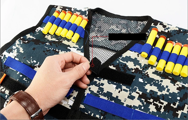 Открытый BB Пейнтбол детский жилет тактический целевой Регулируемый Hutning Nerf N-Strike Elite Serie жилет