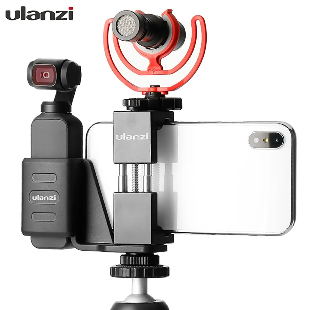 DJI OSMO карманный мобильный телефон держатель кронштейна с микрофоном для