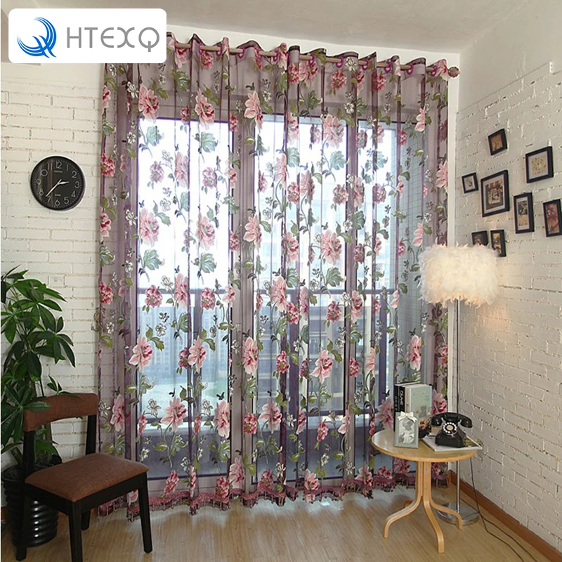 HTEXQ новая классическая Цветочная дизайнерская фотография интерьера для окна