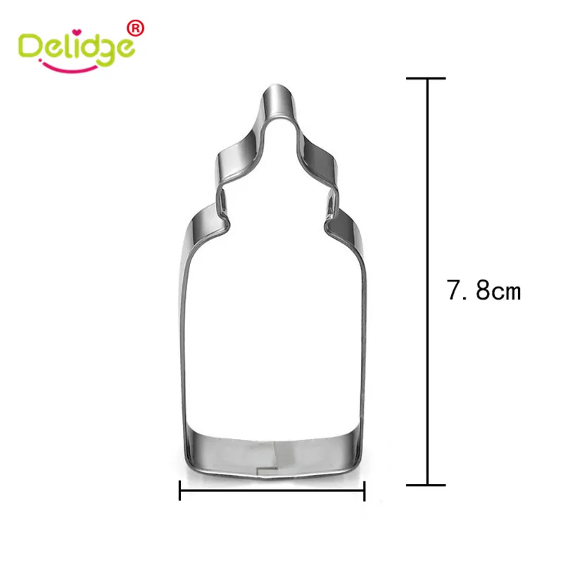 Delidge 1 шт. форма для Детской бутылки кормления формы печенья из нержавеющей стали