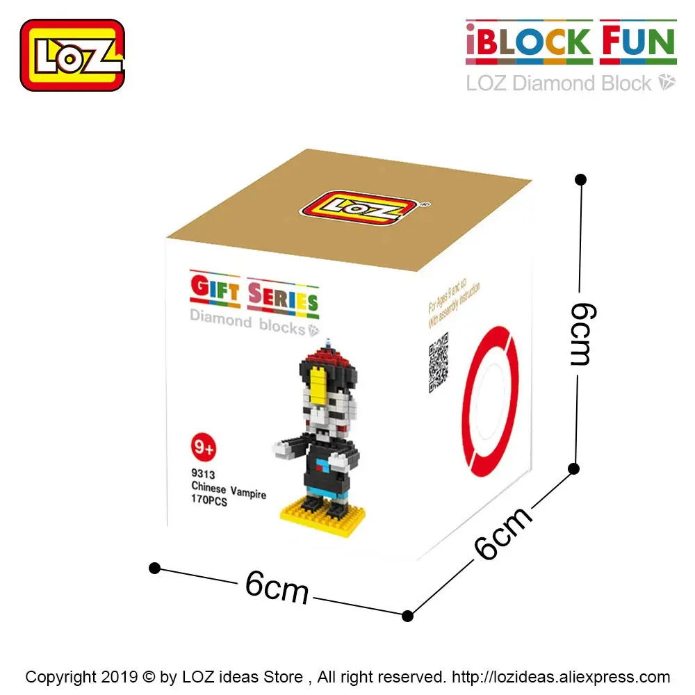 LOZ Алмазные строительные блоки кирпичи пиксели фигурка аниме пластиковые