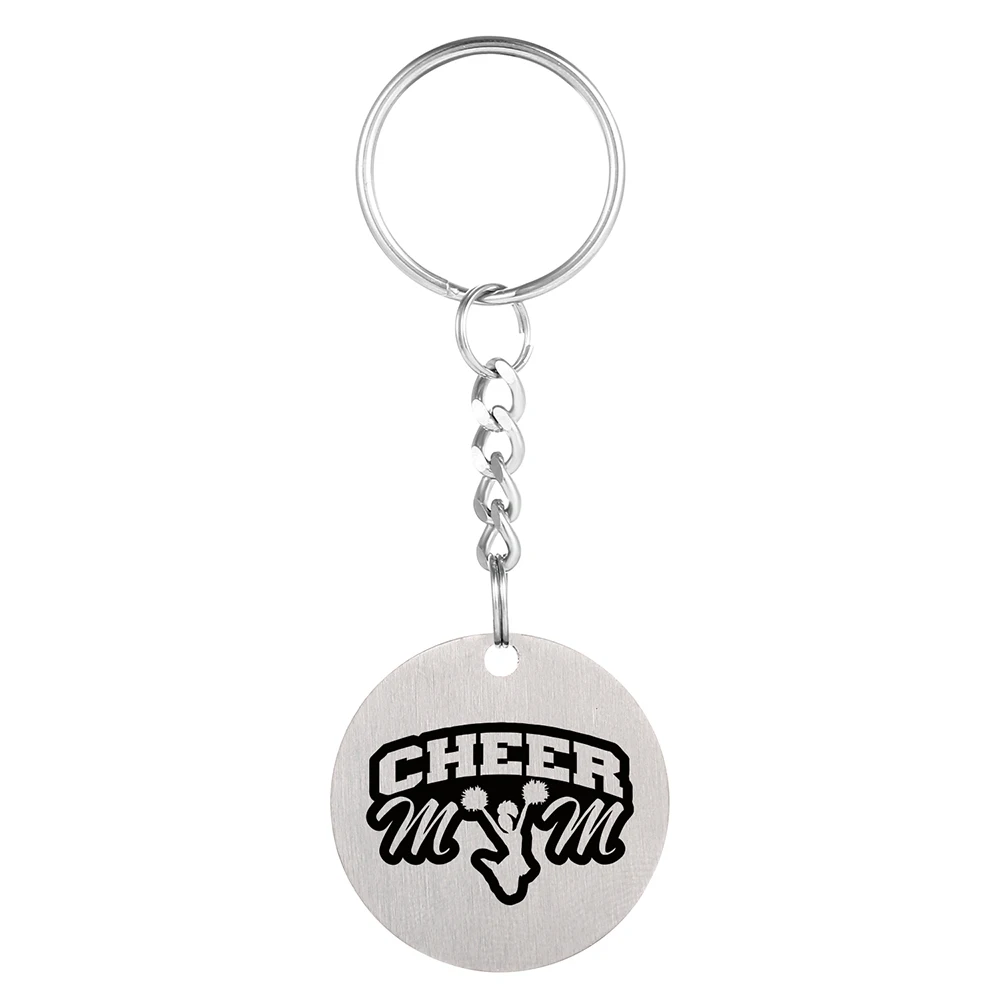 Надпись Cheer Mom кулон из нержавеющей стали для мамы ожерелье|mum pendants|mum mompendant stainless