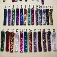 100 pcs glitter hair clips hair barrettes single prong lined clips baby girls hair bow clips supplier wholesale hairgrips