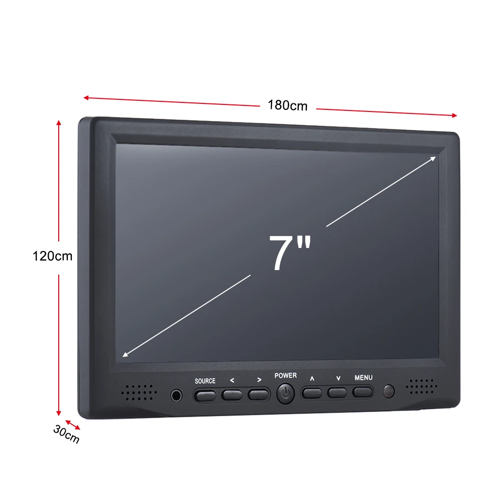 Профессиональный цифровой монитор Andoer AD 701 7 дюймов 800*480 HD ЖК дисплей