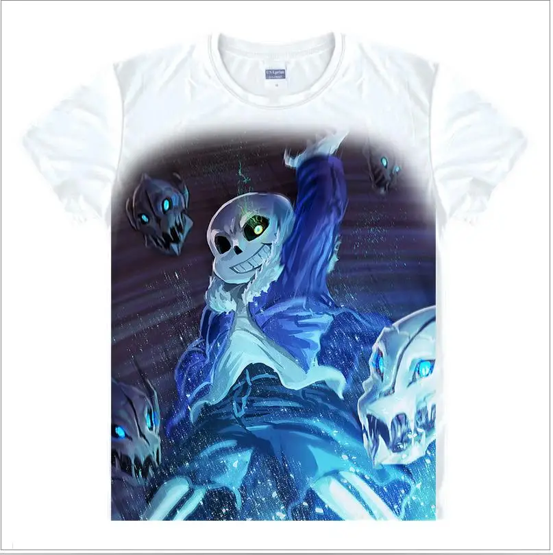 Футболка с коротким рукавом для игр Undertale sans and papyrus футболка подростков skull brother
