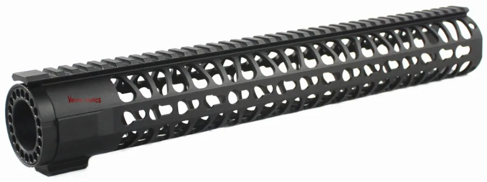 Векторная оптика KeyMod 15 дюймов Бесплатная поплавок один кусок Handguard Пикатинни