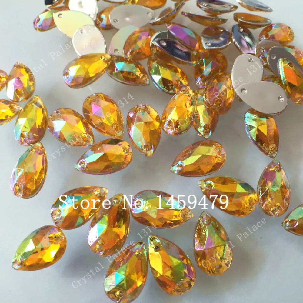 Идеальное высококачественное акриловое шитье с двумя отверстиями 12*7 мм