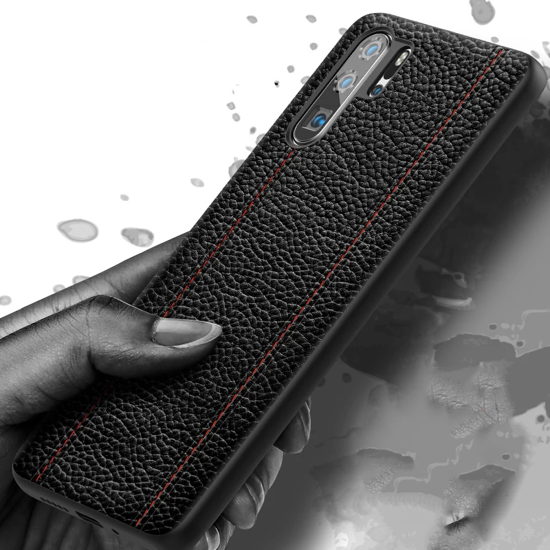 Genuine Leather Luxury Case For Huawei P30 PRO P30PRO Cowhide Full Protective Cover Support adsorption magnet |