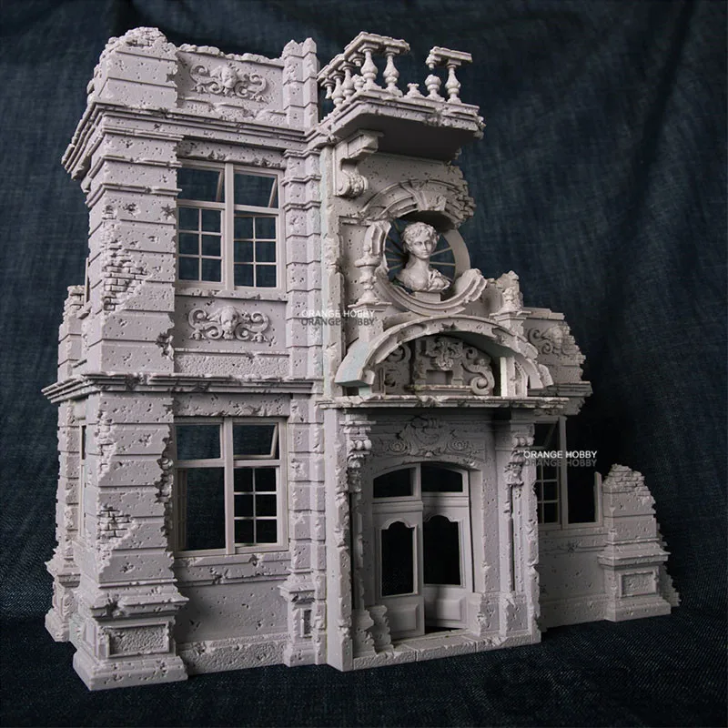 OHS CrazyKing DY35003 1/35 руины сцена Европейская Архитектура 3rd Ver. Миниатюрные аксессуары из смолы для сборки