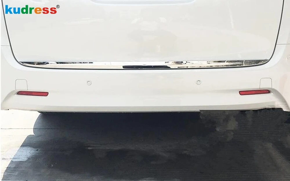 Для Toyota Alphard Vellfire- сталь Задняя Крышка багажника отделка Аксессуары после формования края полосы