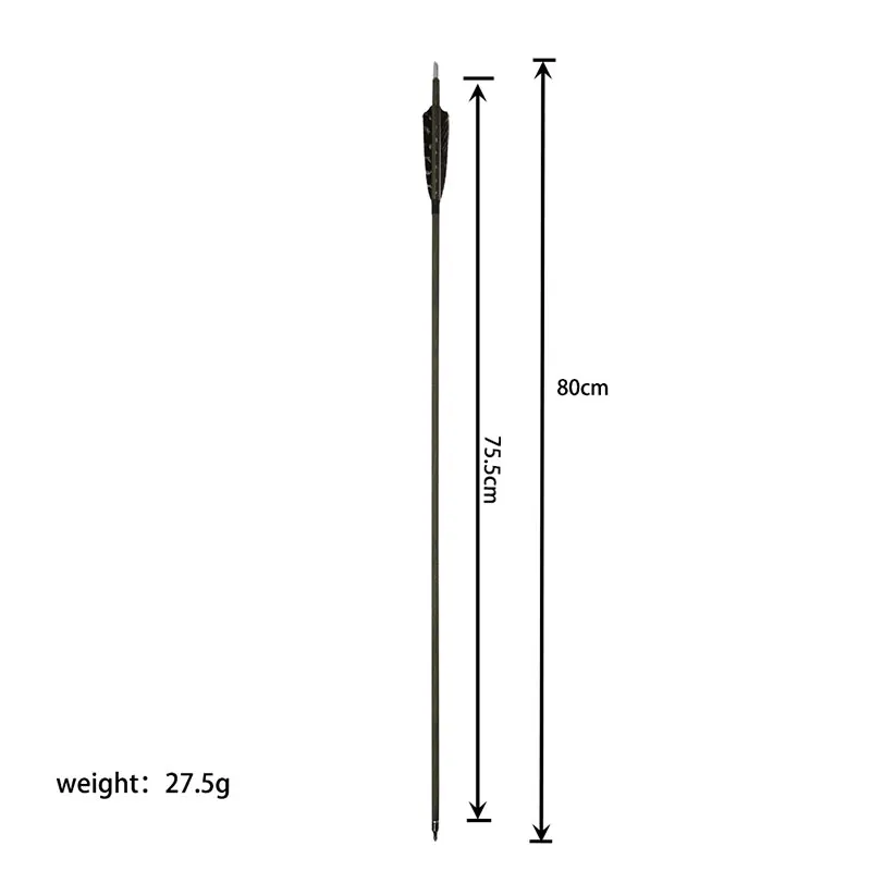 6/12pcs 30inch Archery Carbon Arrow Pure Spine 350 4inch Turkey Feathers Compound/Recurve Bow Shooting Accessories | Спорт и