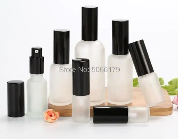 5ml10ml15ml20ml30ml50ml100ml прозрачное матовое стекло бутылка эфирного масла прозрачный
