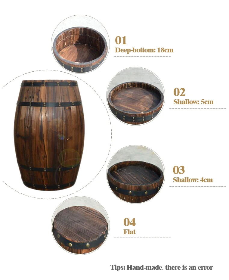 60 см высокое ведро для бара красное вино бочка ликера хранения винного пузыря