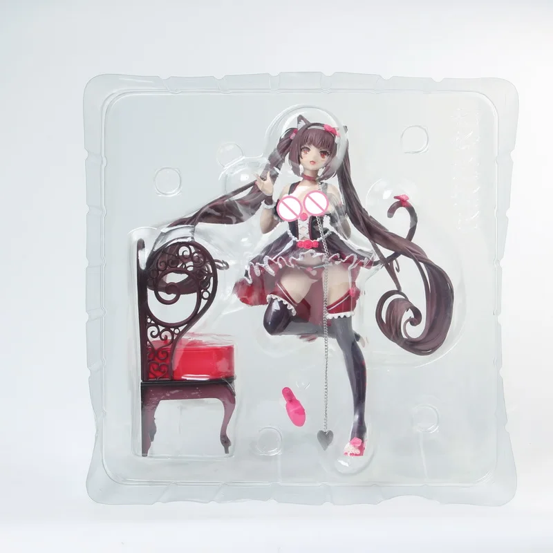 B hard body no box 1/7 качество издание Аниме ПВХ фигурка NEKOPARA Vol.1 Soleil открытая Chocola может сбросить модель сексуальной девушки игрушка - Цвет: B hard body no box